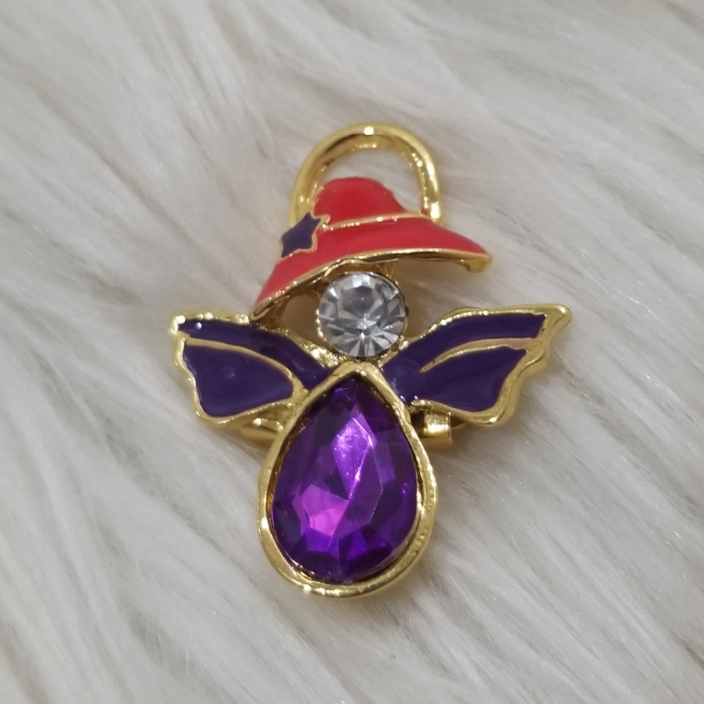 Vintage angel brooch